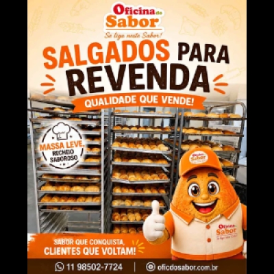 Salgados e pão de queijo direto da fábrica. Entregamos em SP.............